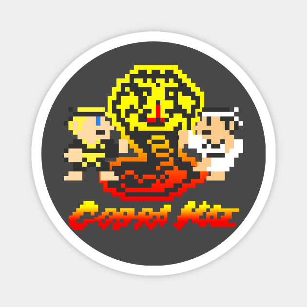 Cobra Kai Pixels Magnet by coolpixels